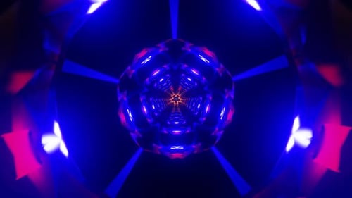 Hypnotic VJ Loop Featuring Vivid Kaleidoscopic Effects