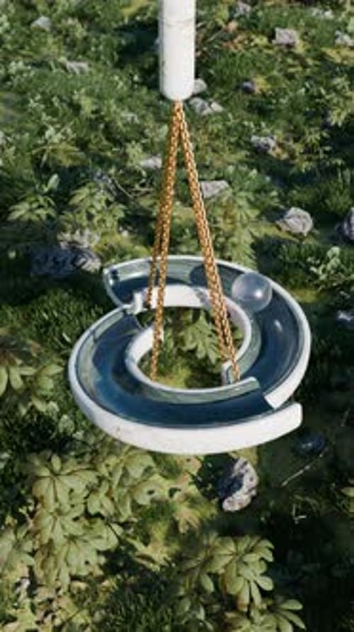 3D-Loop-Pendelanimation, die Spaß macht