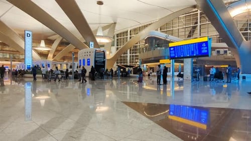 Airport Terminal Entrance