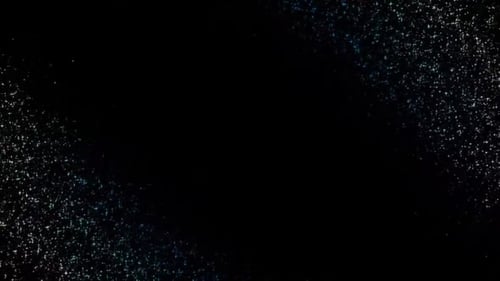 Particle Corner Overly Animated Background Video