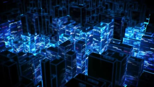 City Light Tech Background