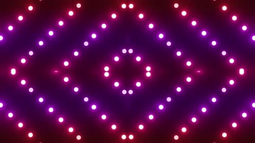 4 K Red Blue Flashing Lights Loop 1