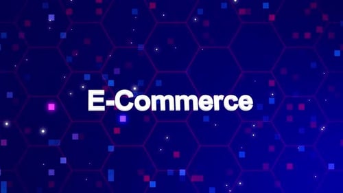 Digital Technology Abstract Hexagon Grid Background