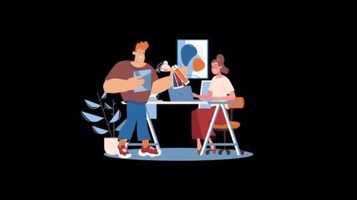 Diverse colleagues collaborating in a modern workspace