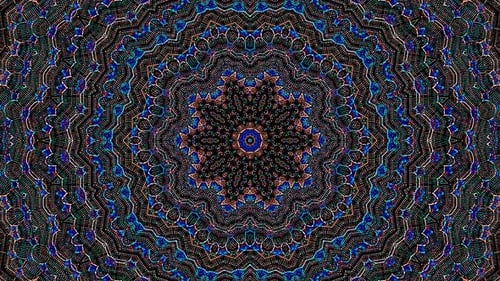 Abstrakter Hintergrund mit bewegten Streifen und blinkenden Lichtpunkten. Animation mit Blume