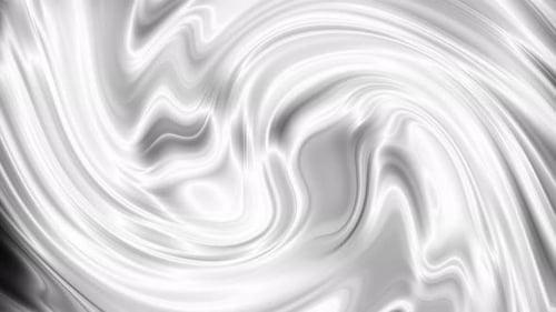 Abstract Fluid Silver Liquid Swirl Background