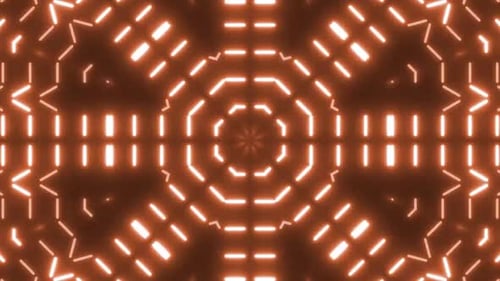 Dynamisches pulsierendes geometrisches Lichtmuster erzeugt einen hypnotischen Effekt