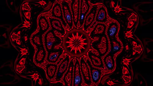 Fond de kaléidoscope fantastique | 4K