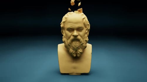 Socrates Statue Animation