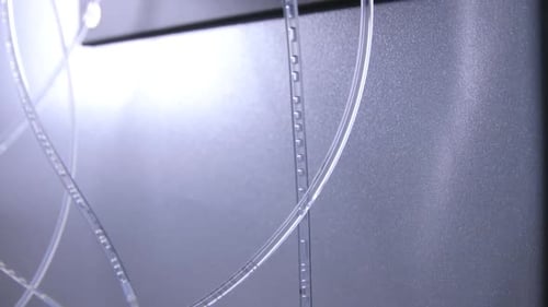 Plastic Tubing Pulled Through Automated Machine