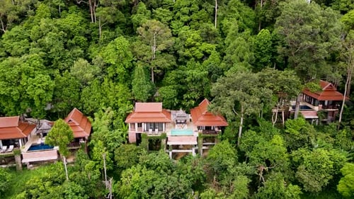 Serene Luxury Villas Nestled in Lush Green Forest of Krabi Thailand