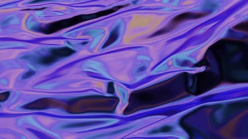 Abstract Iridescent Wavy Fabric Loop Background