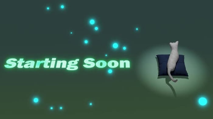 Animated Gaming Computer Starting Soon Screen Room: livestreaming Loop ...