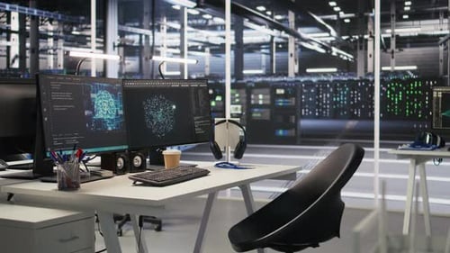 Data Center Workstation Equipped with Machine Learning Software