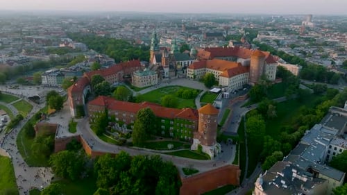 Krakow, Poland. Wawel royal Castle