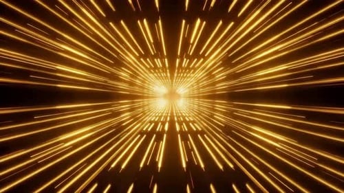 Leuchtend goldene Tunnelbewegung background.mp4