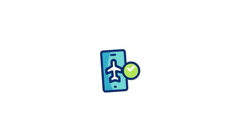 Airplane Mode Animated Icon