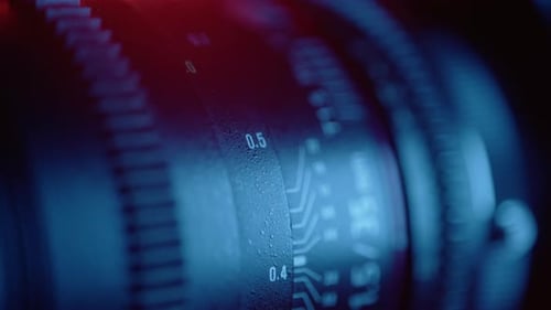 Fokussierung mit Filmlinse aus nächster Nähe