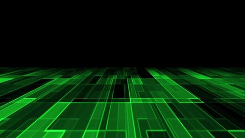 HD Digital Cyberspace Network Connections | Big Data Information Technology Visualization Loop