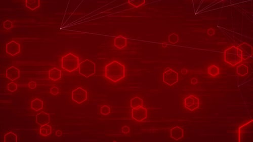 Fondo abstracto, fondo de tecnología animada