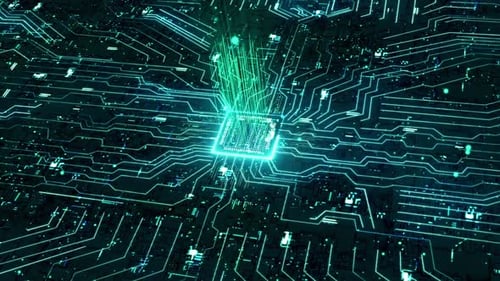Microchip with Electronic Data in Circuit System