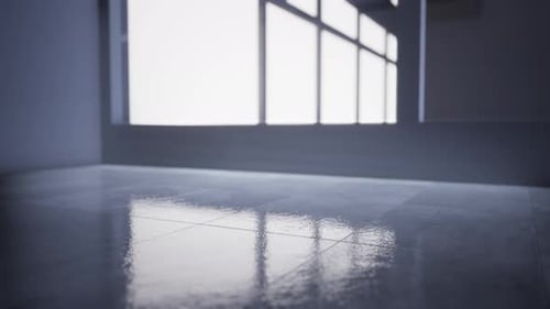 Clean White Background Corporate Office Interior