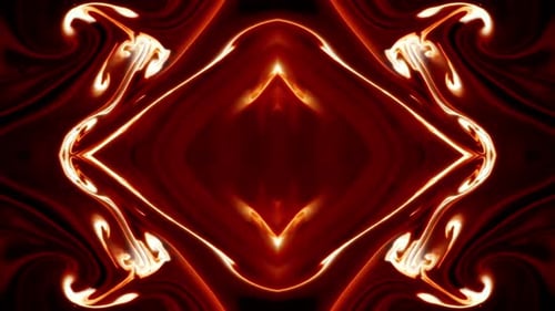 Abstract Colorful Paint Spread Mirror Fantasy