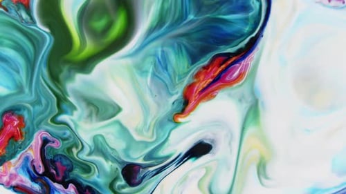 Abstract Colorful Ink Movements Spreads On Water Texture 371