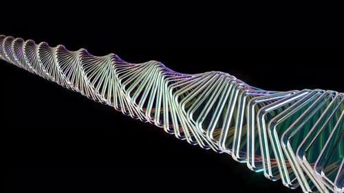 Glass Boxes Transparent DNA Science Bg Able to Loop Endless