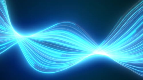 Abstract Futuristic Data Stream Loop Background