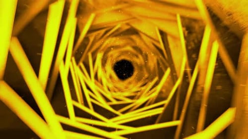 Mystical Light Tunnel Background