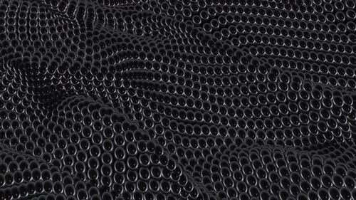 Fond noir géométrique en nid d'abeille abstrait. fond de sphère en marbre brillant