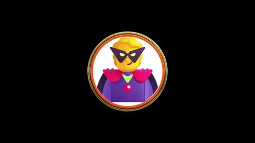 Person Supervillain 3d Icon