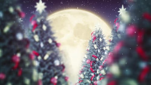 Bucle de fondo navideño