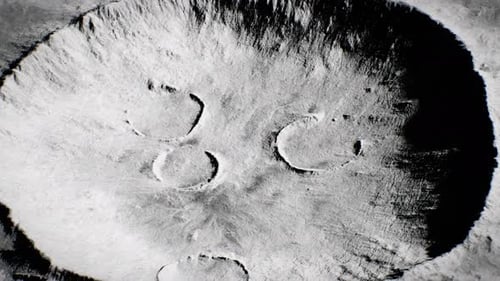 Moon's Extensive Cratered Surface Explored From Above