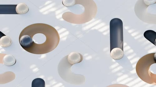 Geometric Path Colorful Balls 3d Loop