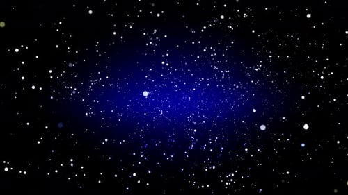 Blue Particles Background Loop