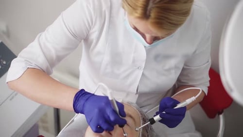 Facial Treatment in Medical Clinic