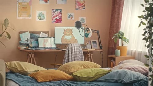 Intérieur lumineux de la chambre d'enfants