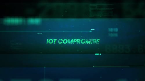 Futuristic Digital Glitch Text Title Reveal