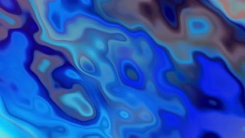 Seamless Abstract Blue Fluid Motion Background Loop
