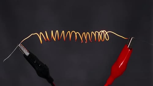Wire Coil Heating up with Electrical Current