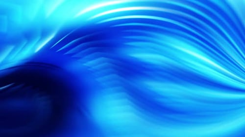 Abstrakter blauer Haarstrich in einem Winkel, dunkelblauer Hintergrund