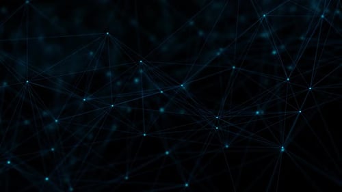 Dynamic Abstract Technology Network Background Loop