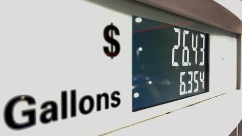 Gas Pump Numbers Increasing Price and Volume