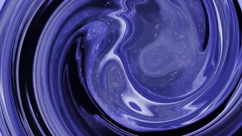 Dynamic Abstract Purple Blue Swirl Fluid Motion Background