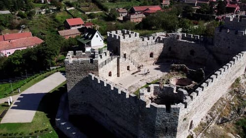 Ram Fortress on the South Side of the Danube River in Serbia