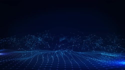 Digital Futuristic Tunnel Data Deep Learning Scifi Hologram Robotic Ai Technology Cyber Network