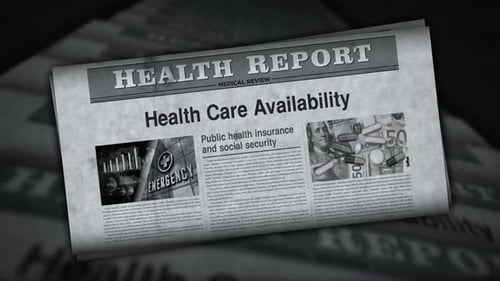 Health care availability newspaper printing media