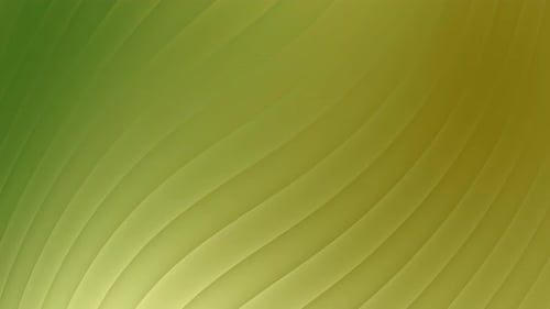 Green Yellow Gradient Wavy Lines Abstract Background With Soft Shadow Effect